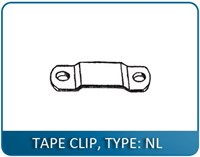 TAPE CLIP, TYPE: NL
